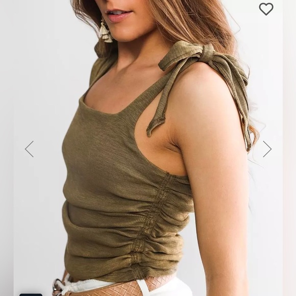 NEW FREE PEOPLE- Boulevard Tank in Oregano - Picture 5 of 9